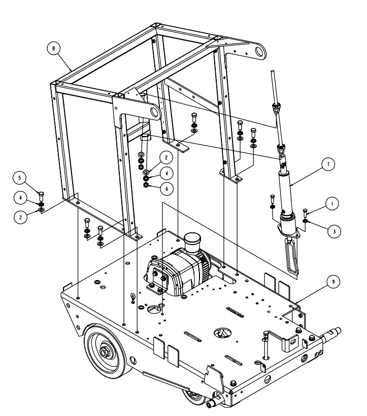 Section 09 Diagram and Parts List for MK-4020KB 167420-20 MK Diamond Concrete Saw